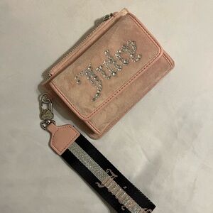 Juicy Couture Pink Velvet Card Holder